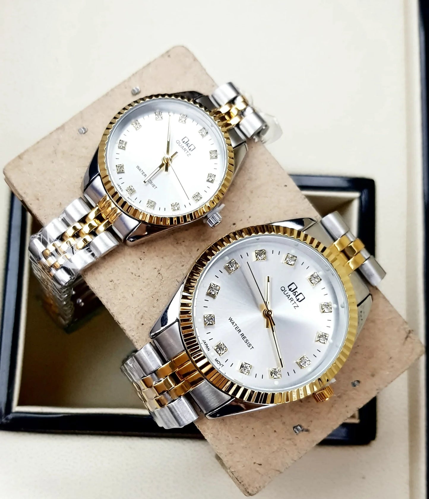 Reloj Q&Q Original Parejas+Estuche