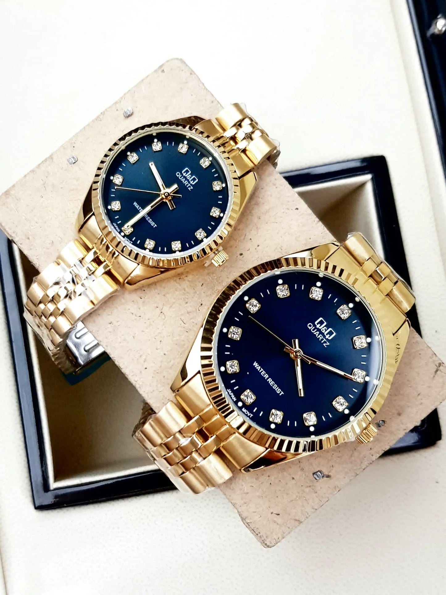 Reloj Q&Q Original Parejas+Estuche