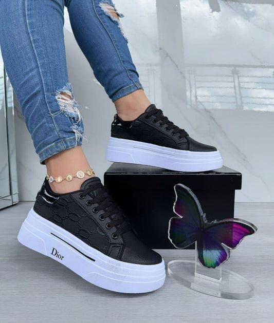 Tenis Dior Suela Alta Dama