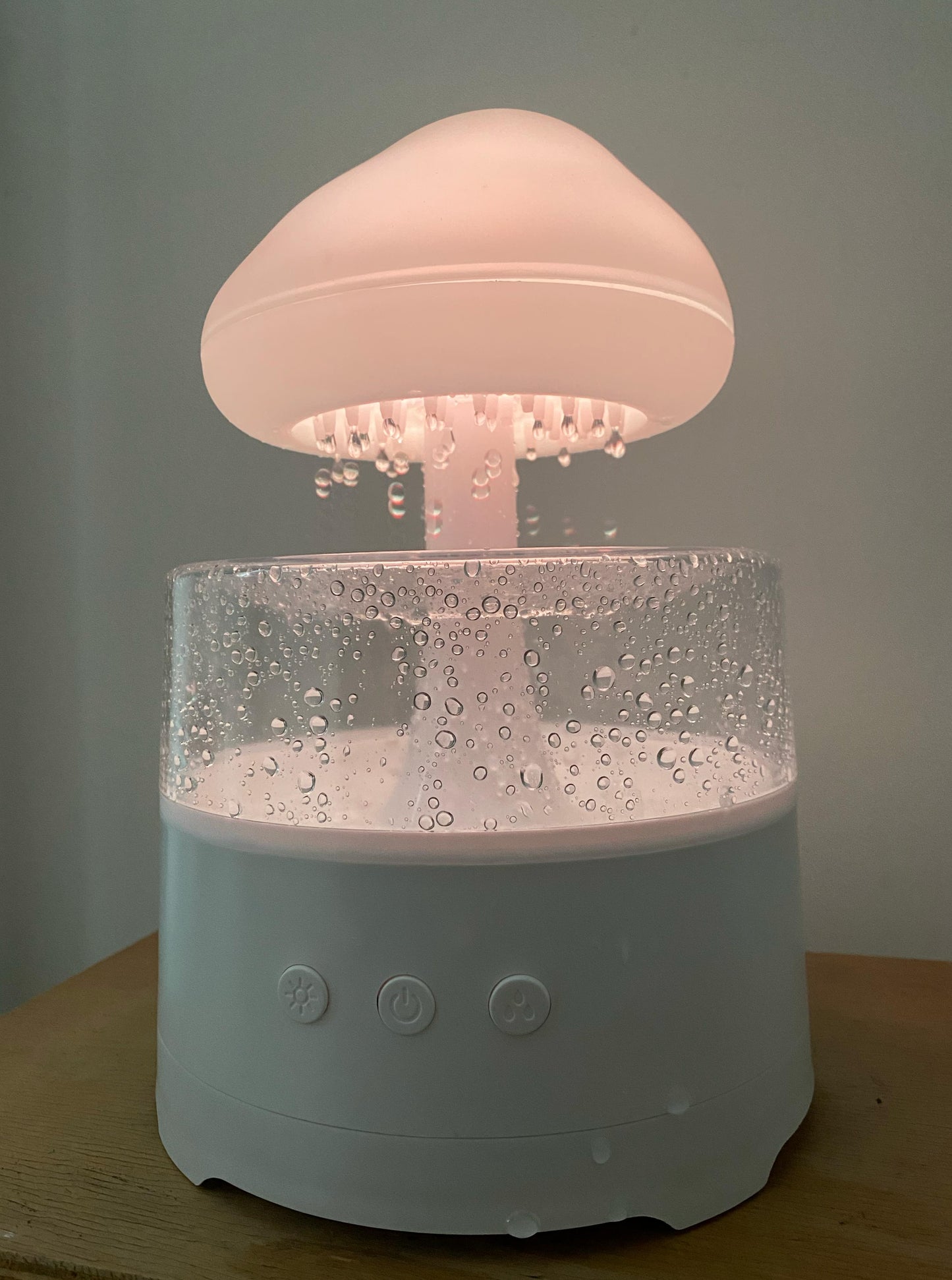 Humidificador Parlante Nube Y Lluvia