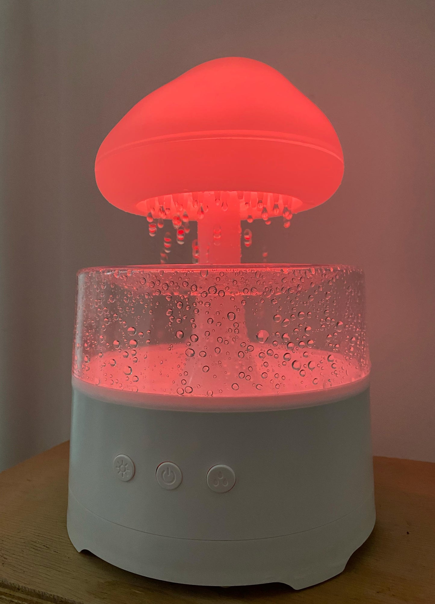 Humidificador Parlante Nube Y Lluvia