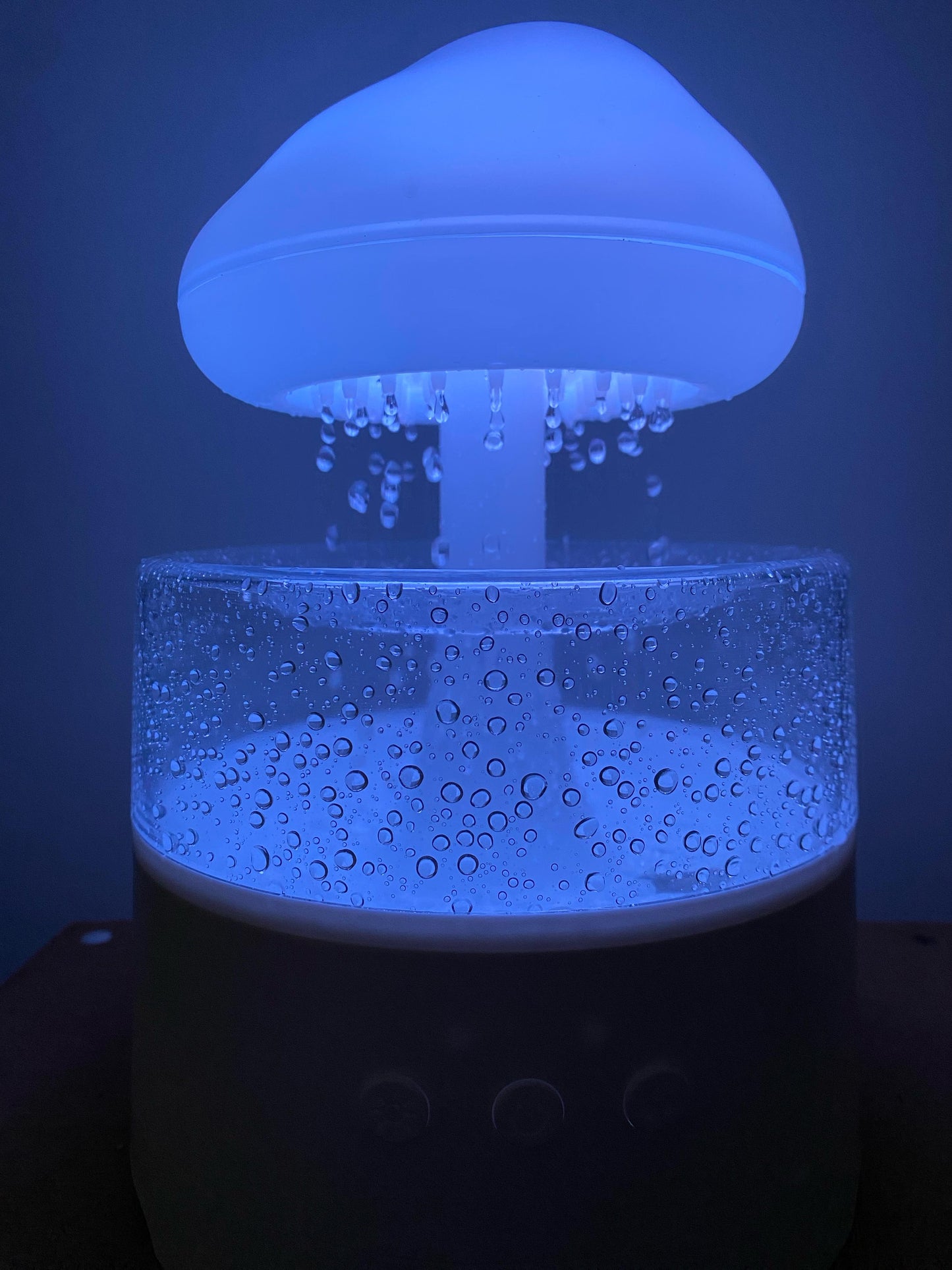 Humidificador Parlante Nube Y Lluvia