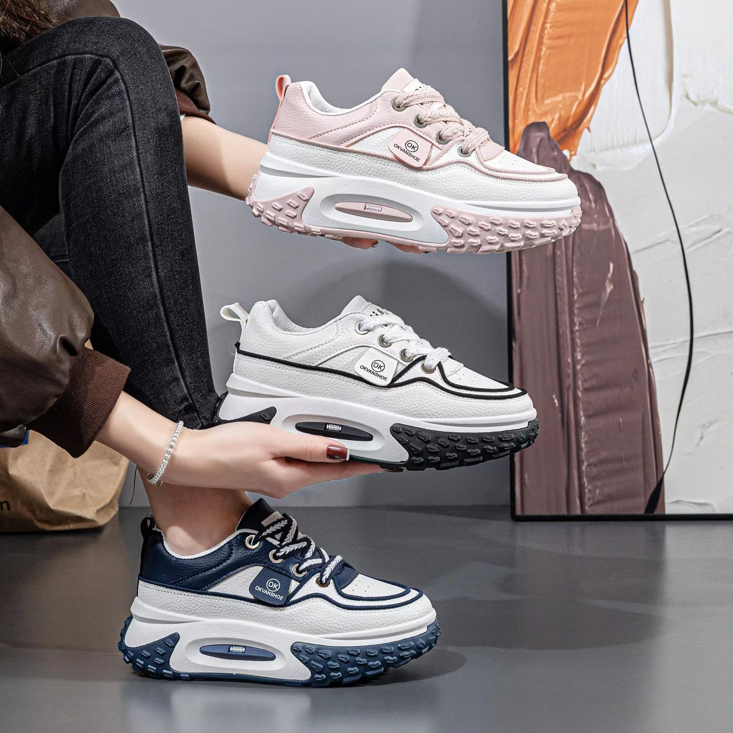 Tenis Para Mujer Importado Okvan