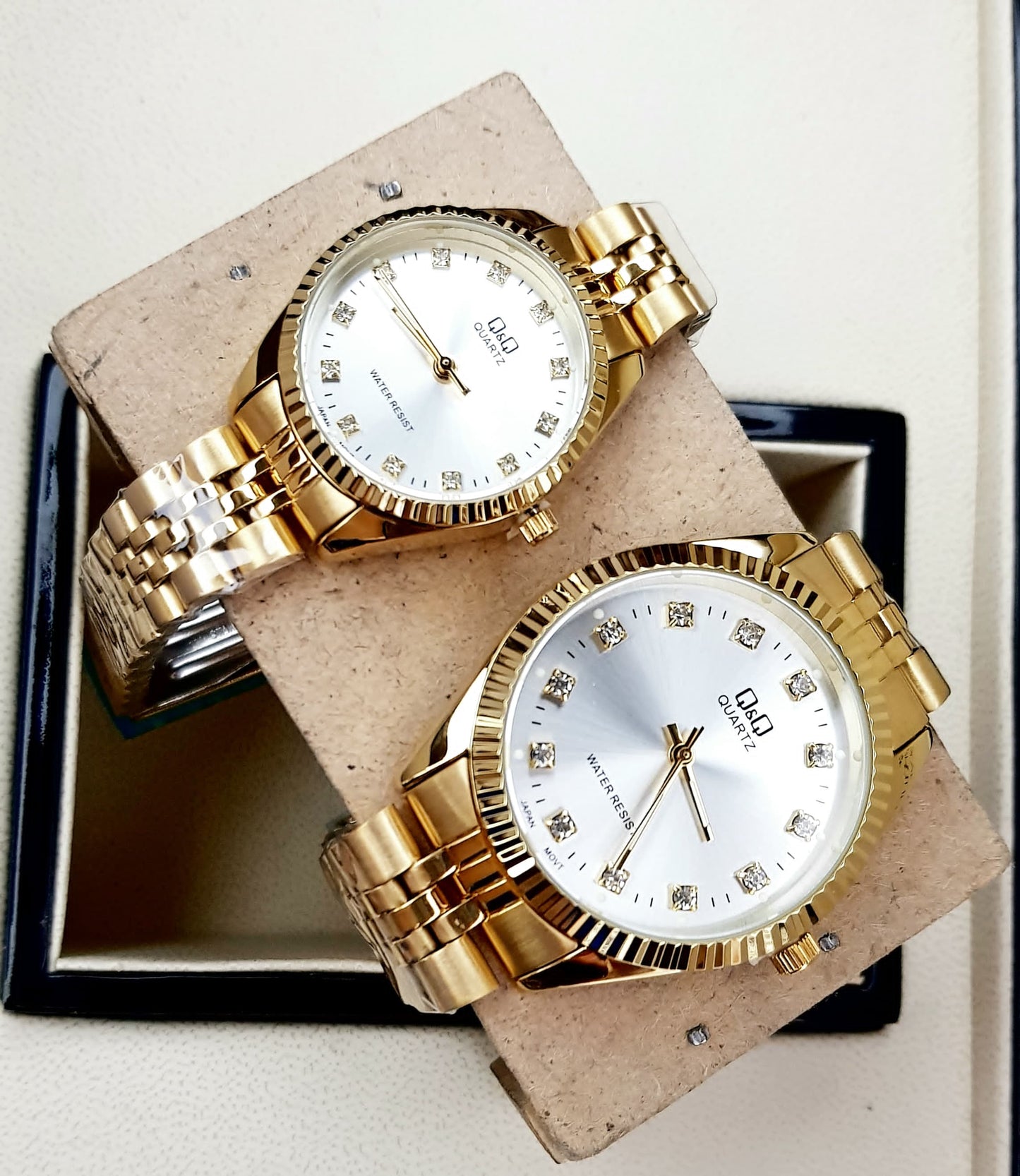Reloj Q&Q Original Parejas+Estuche