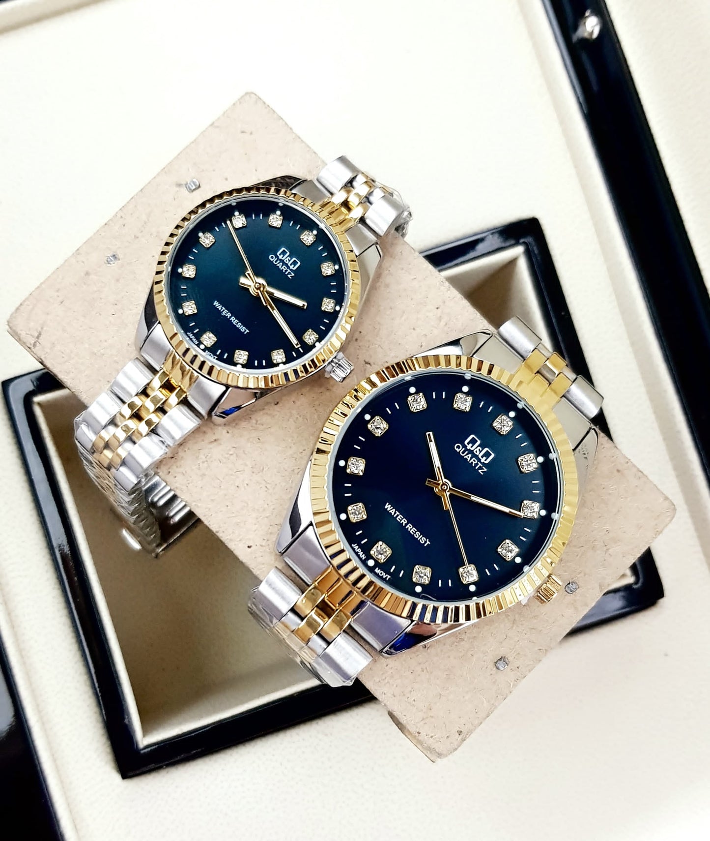Reloj Q&Q Original Parejas+Estuche
